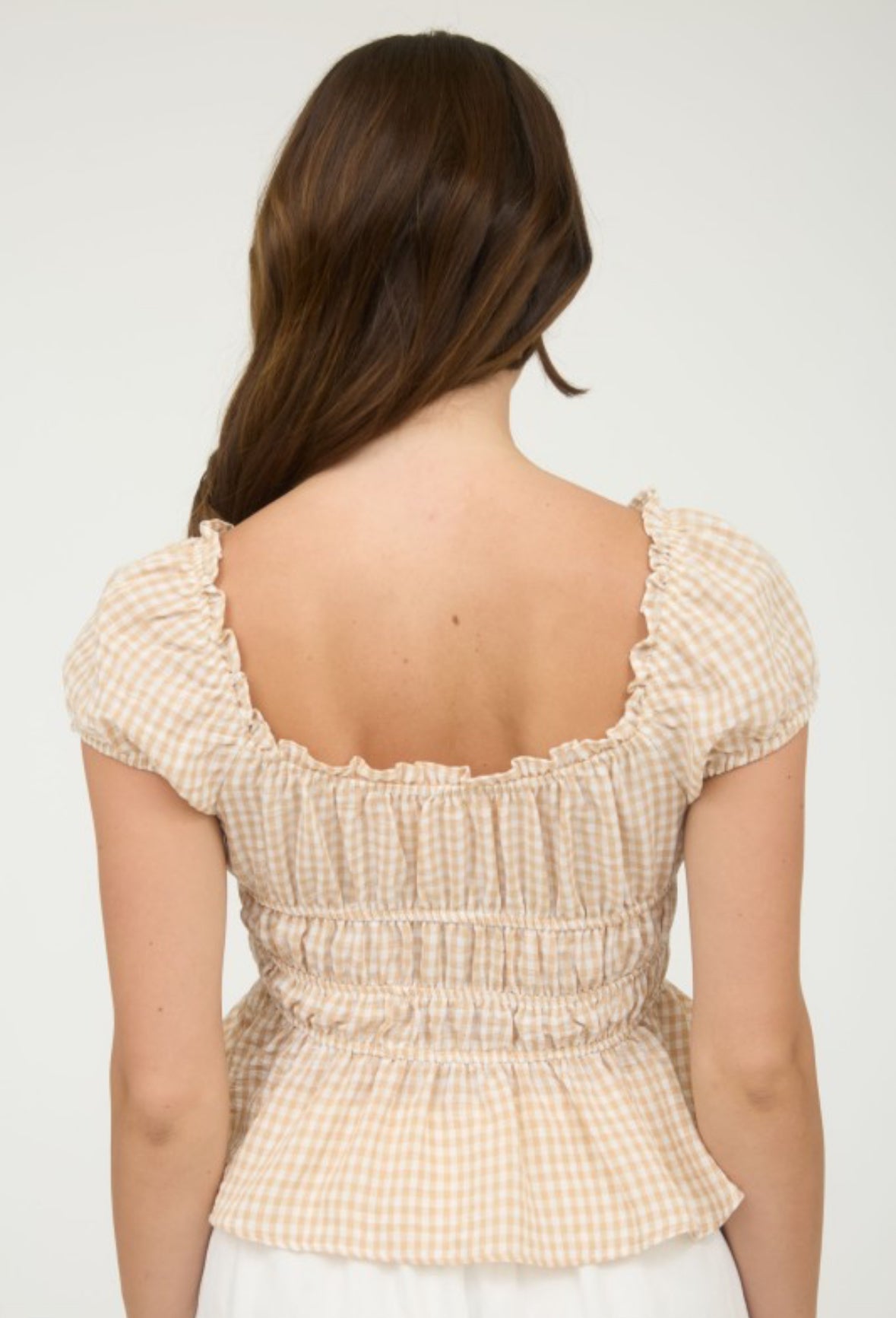 Kennedy Bow Top Light Khaki