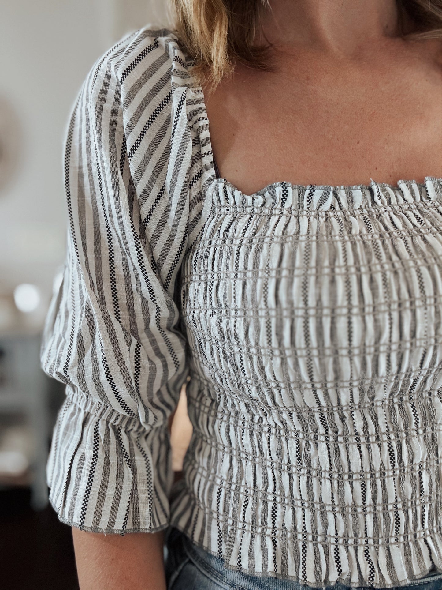 Lillian Stripe Top