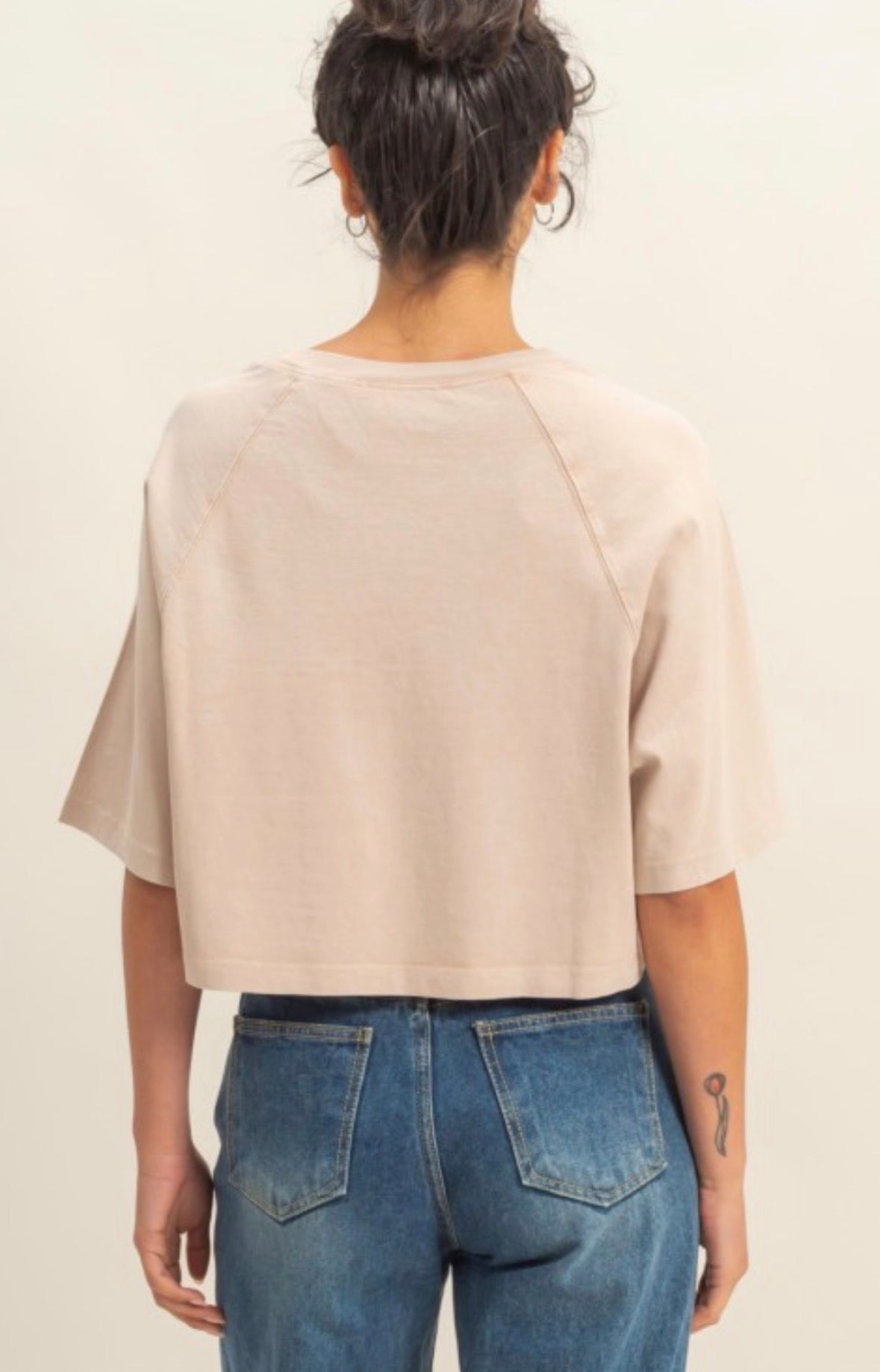 Nora Tee-Dark Taupe