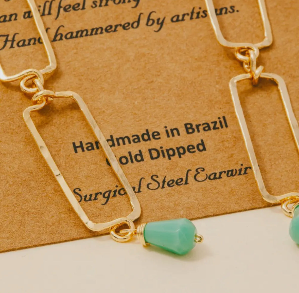 Turquoise Charm Earrings