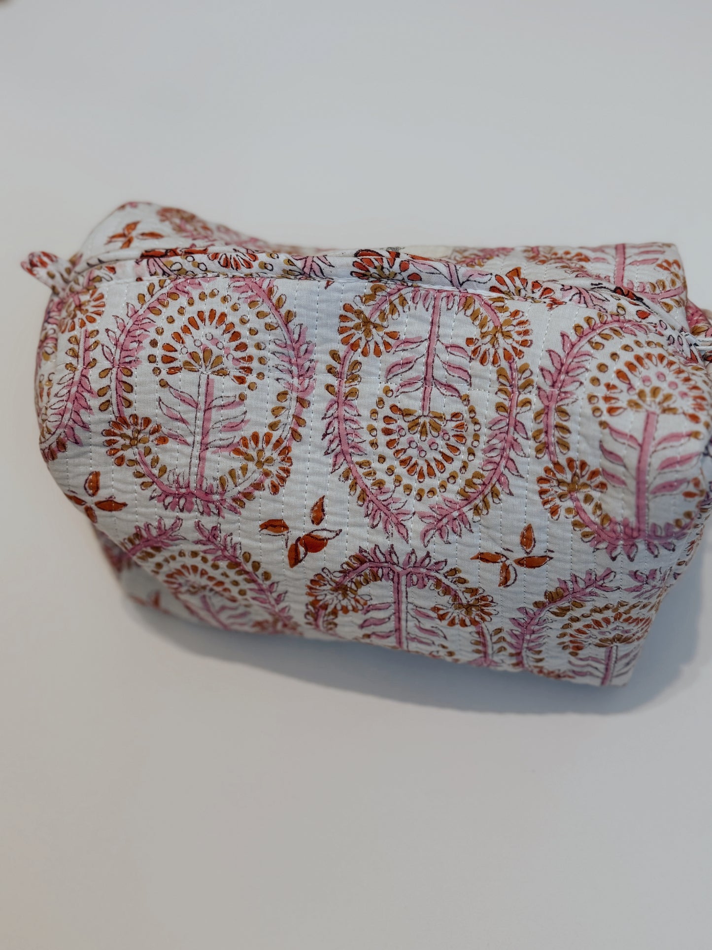 Rosemary Quilted Cosmetic Bag (Large)
