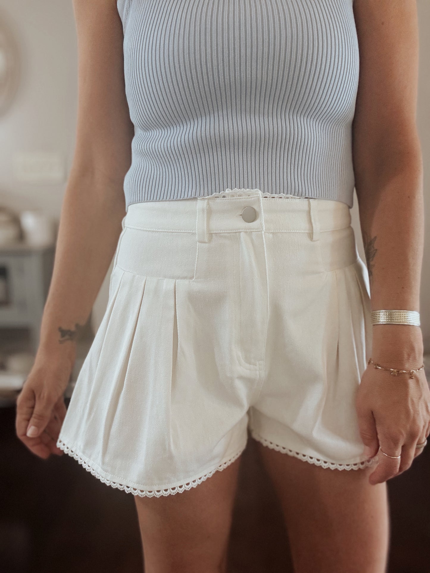 Isabella Pleated Shorts
