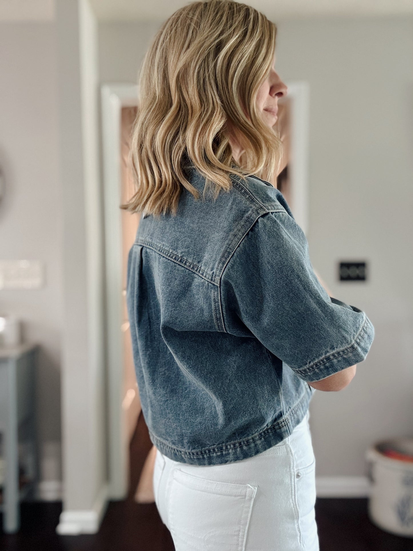 Denim Crop Top
