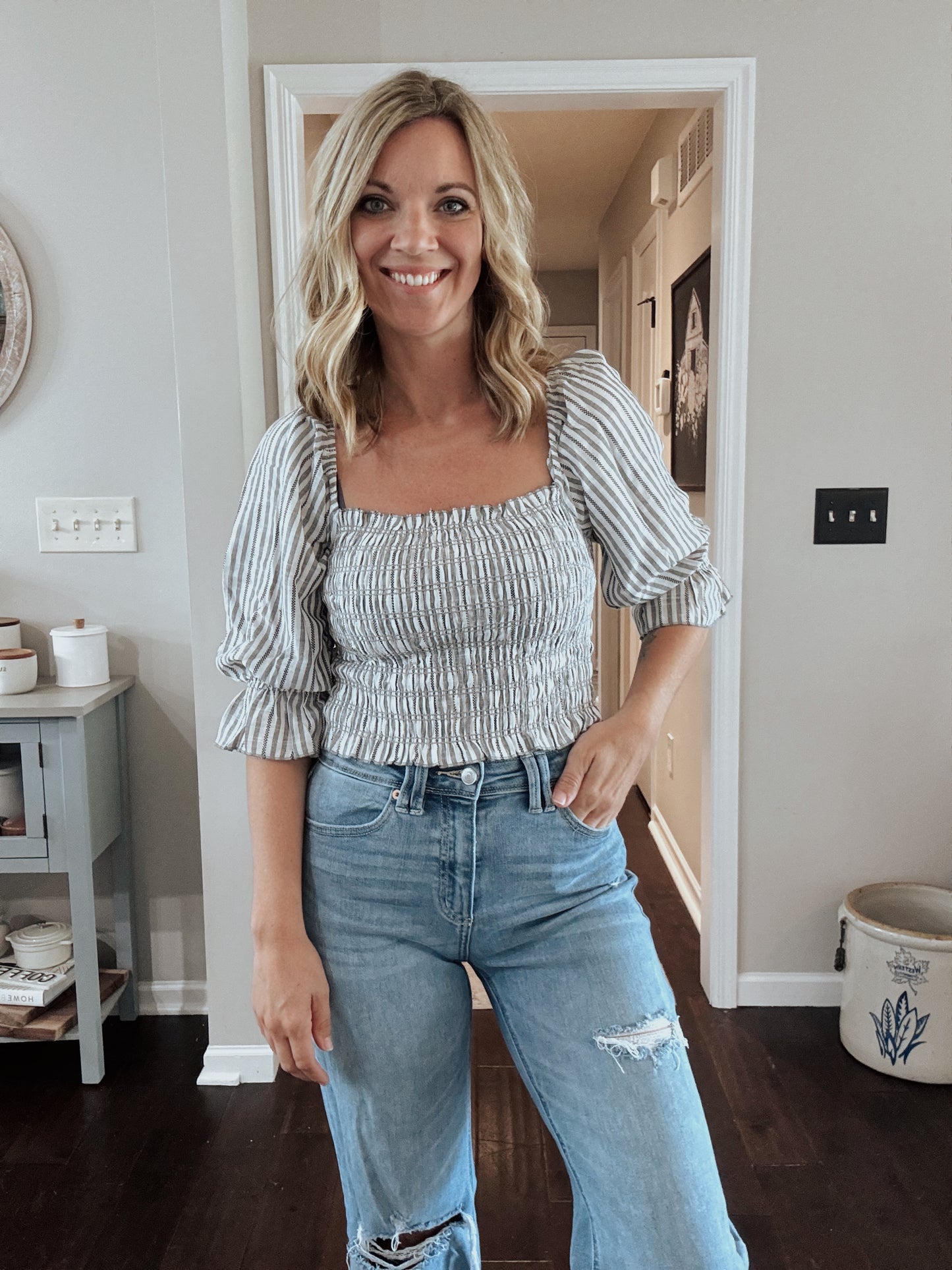 Lillian Stripe Top