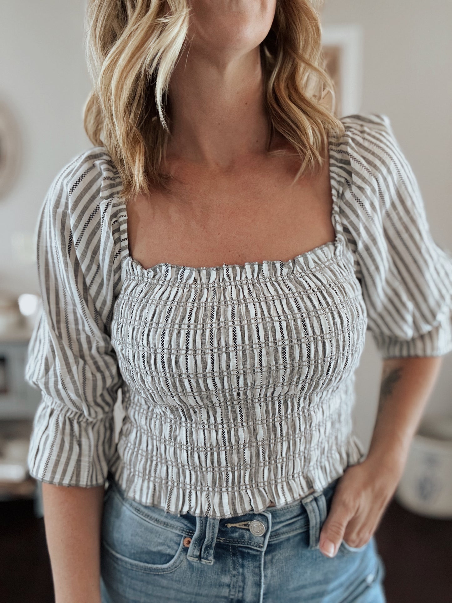 Lillian Stripe Top