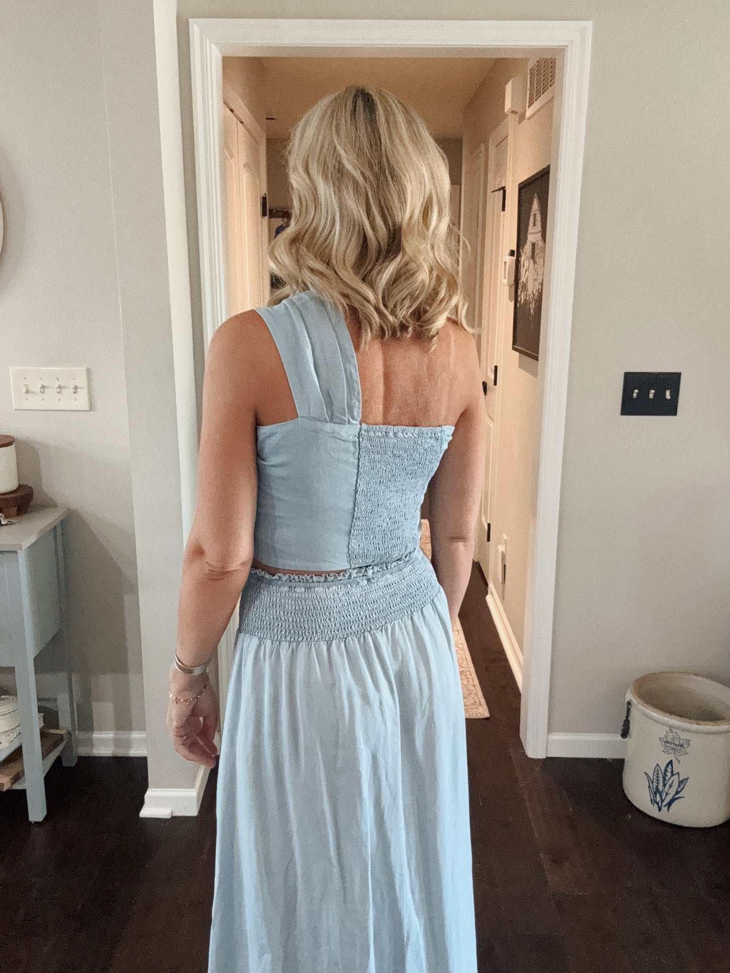 Mila Chambray Top
