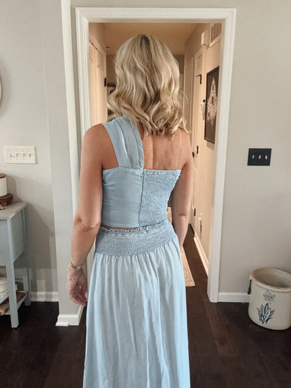 Mila Chambray Top