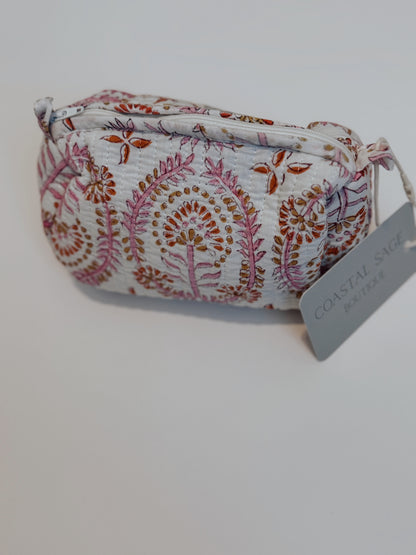 Rosemary Quilted Cosmetic Bag (Small)