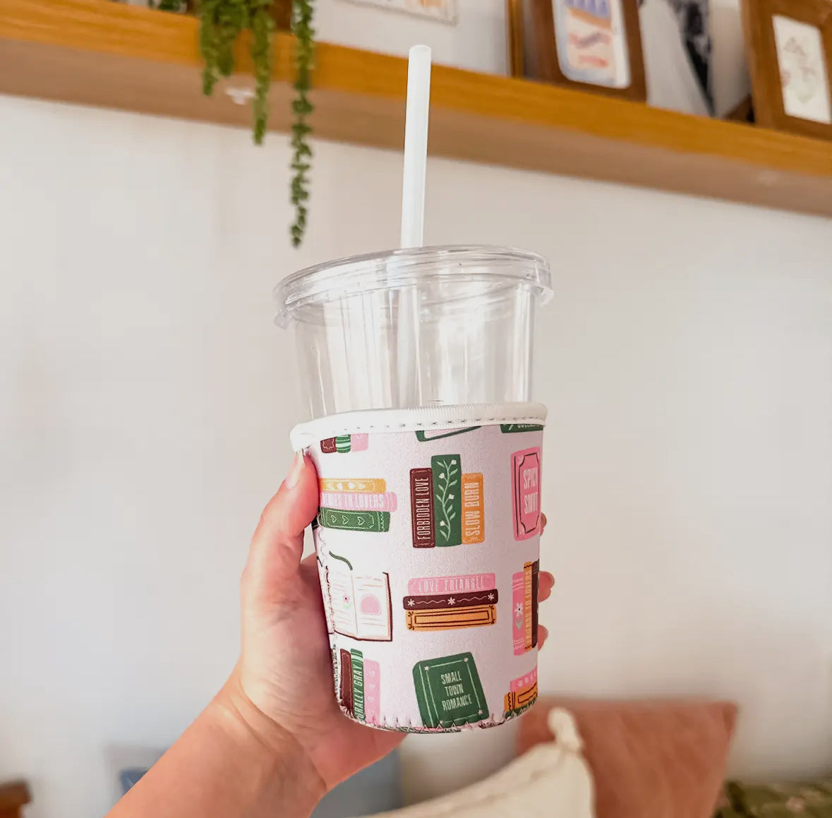 Smut Book Stacks Coffee Sleeve (Small)