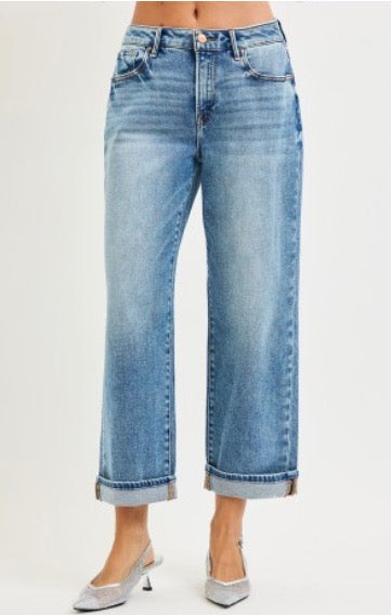 Boyfriend Mid Rise Jeans