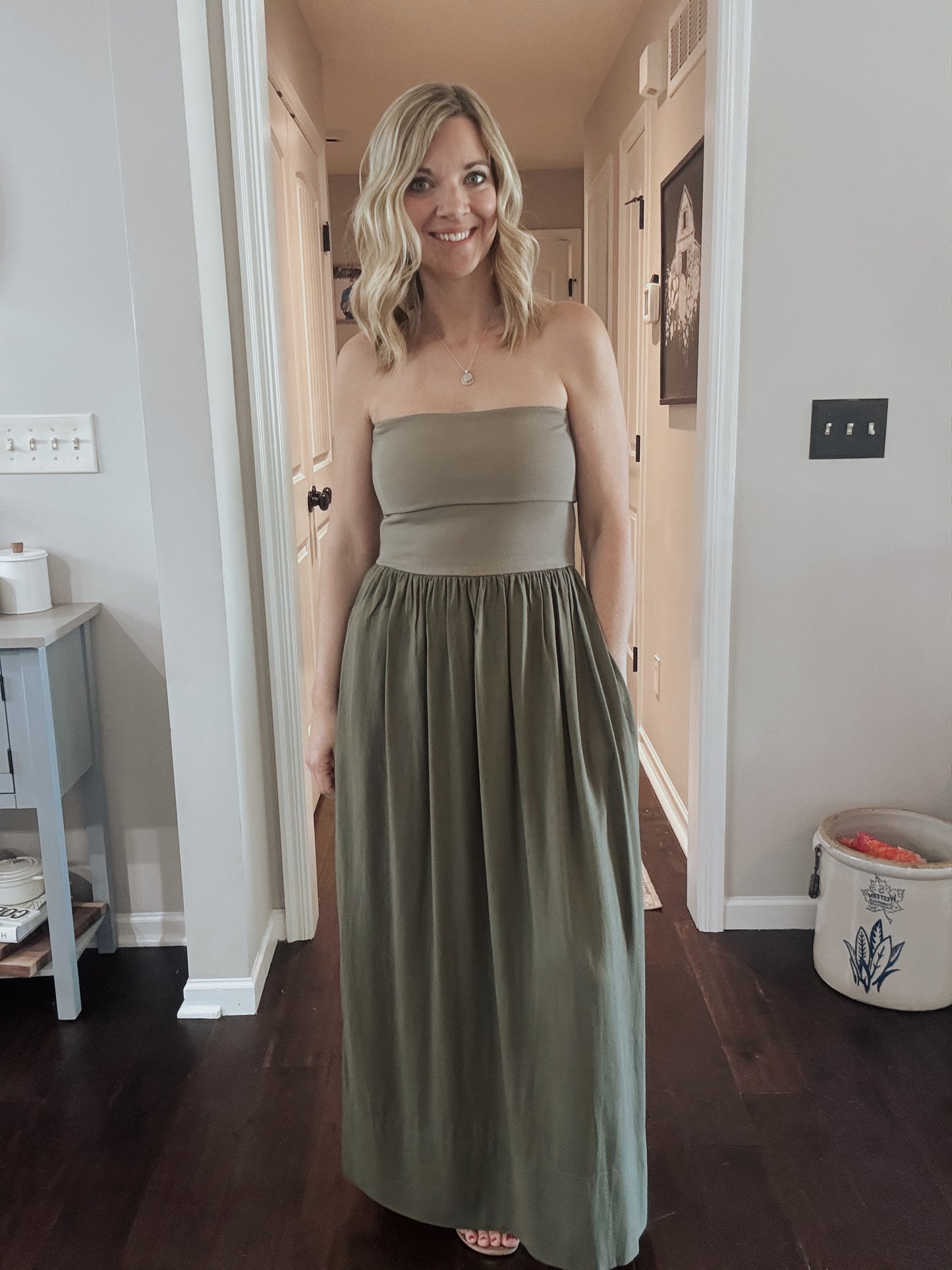 Simply Olive Maxi Dress