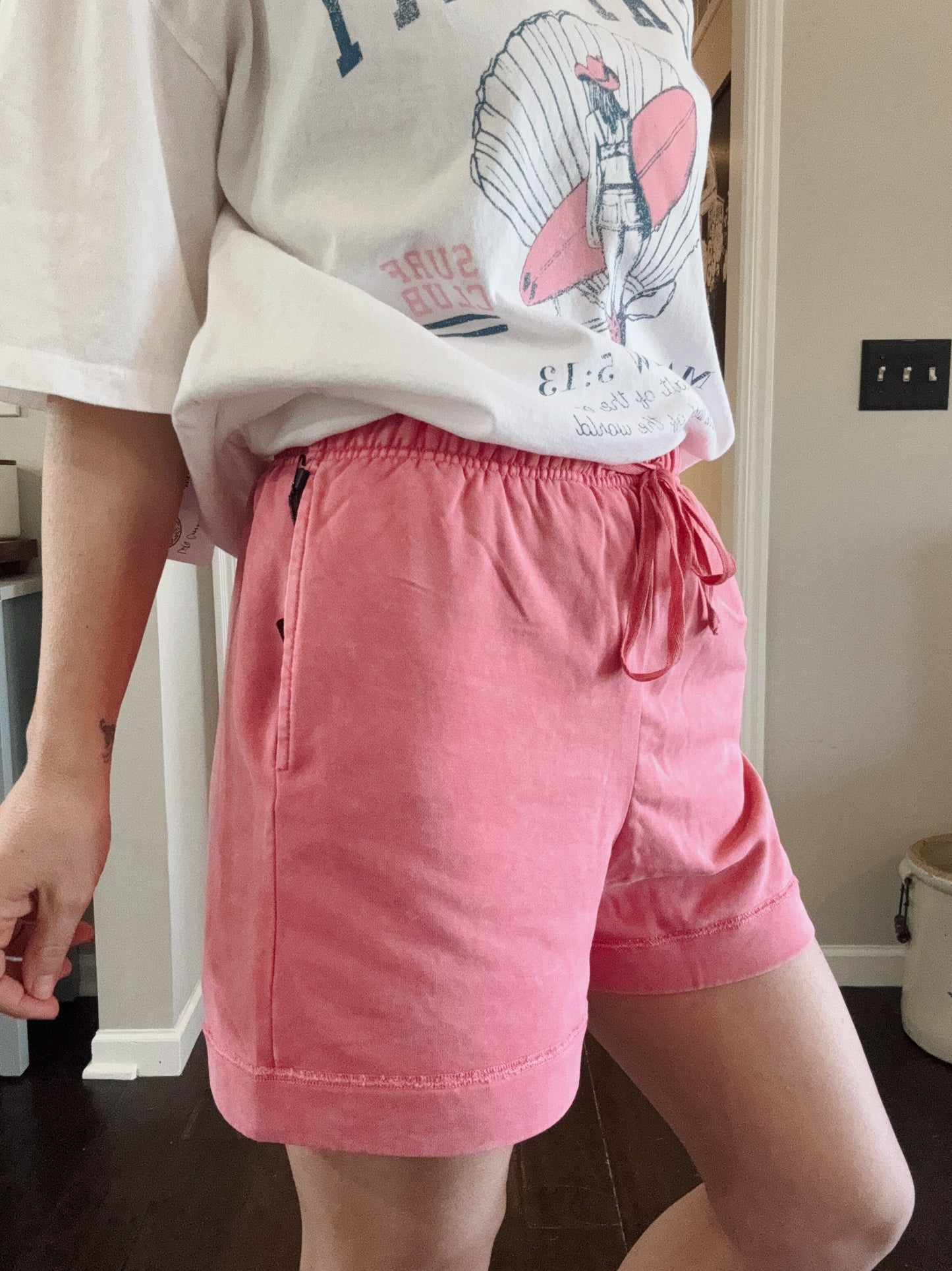 Pink Sands Mineral Wash Shorts