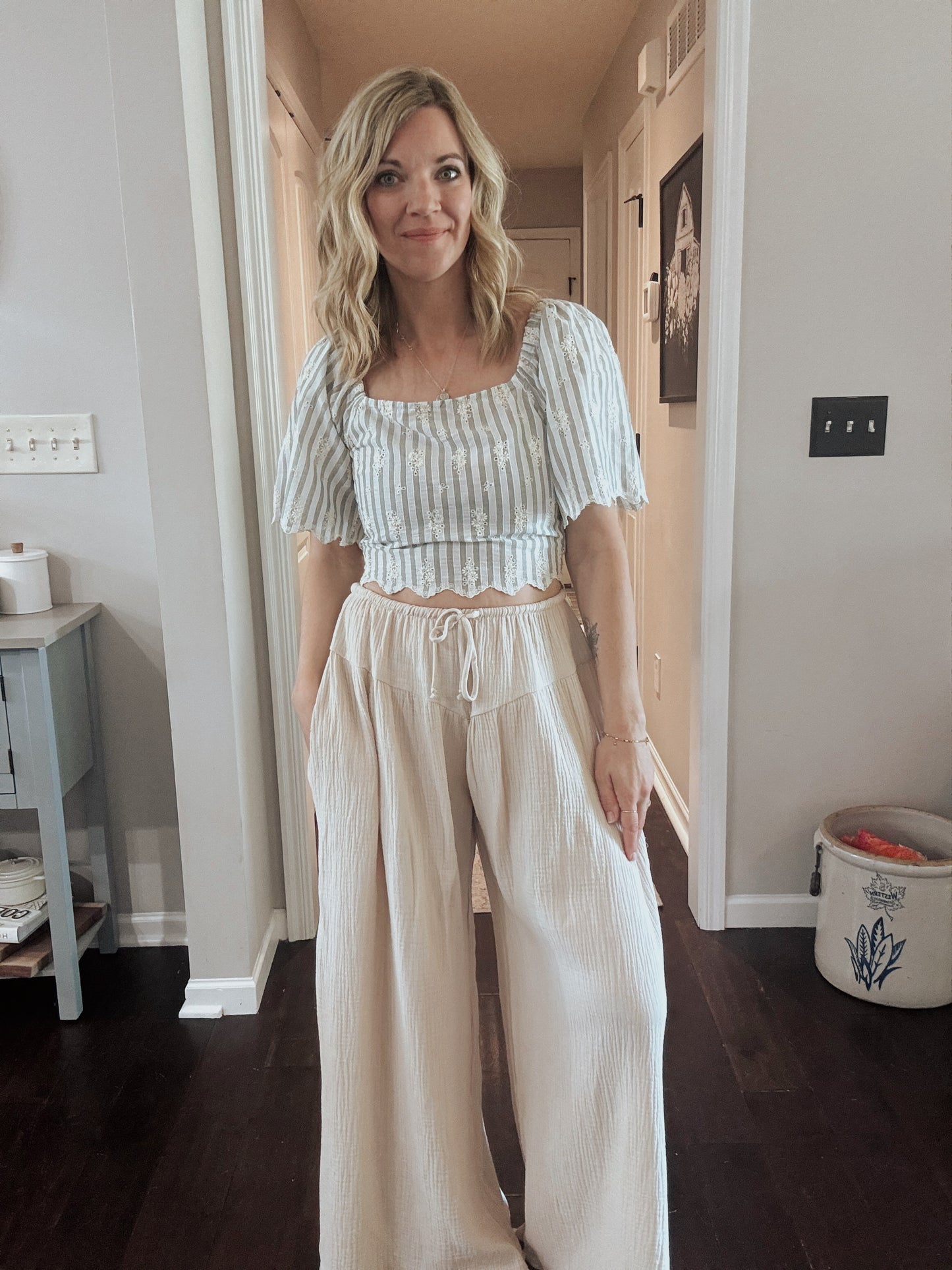 Coastal Cloud Gauze Pants