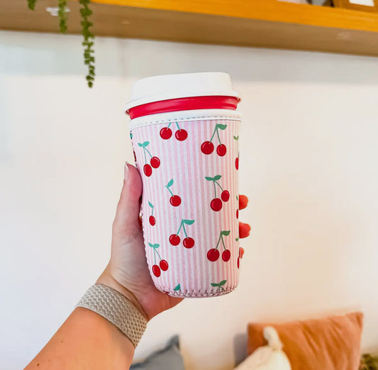 Cherries Coffee Sleeve (Medium)