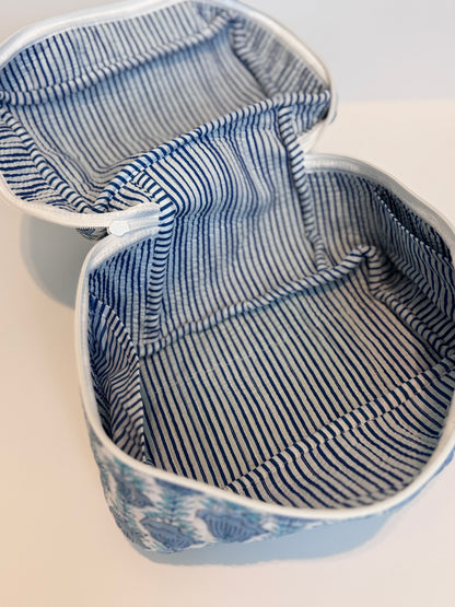 Ocean Blooms Cosmetic Bag