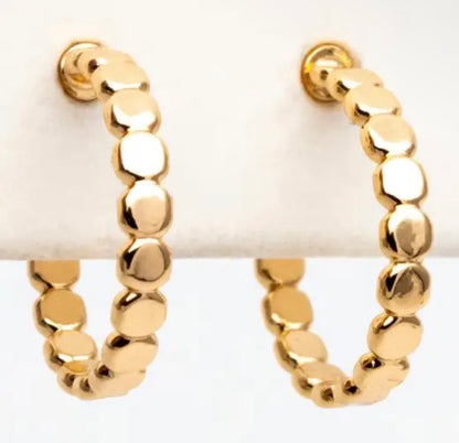 The Ali gold plated hoop