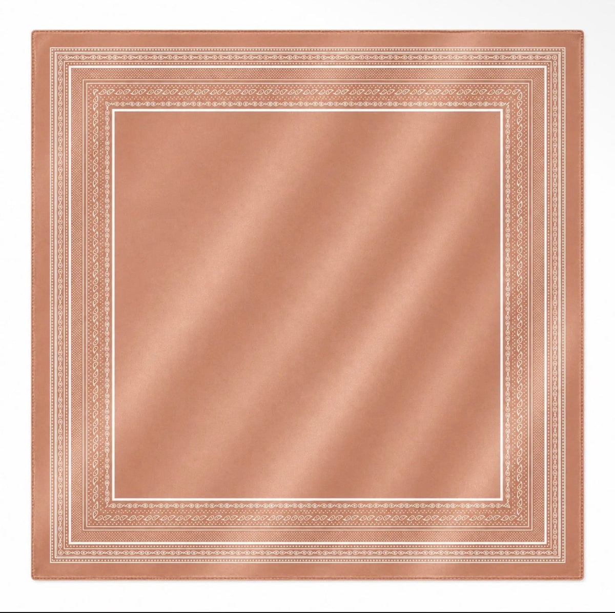 Golden Camel Paisley Scarf