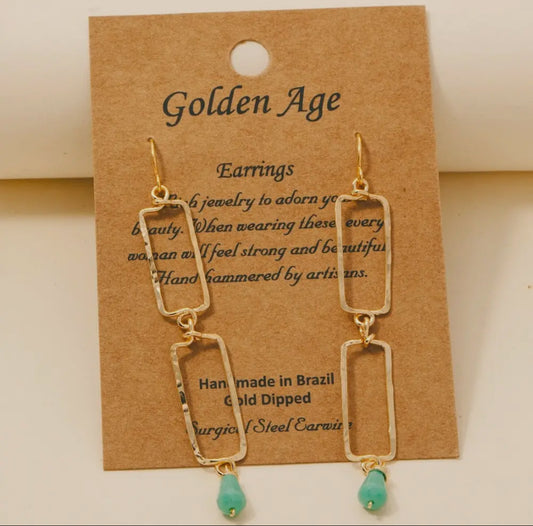 Turquoise Charm Earrings