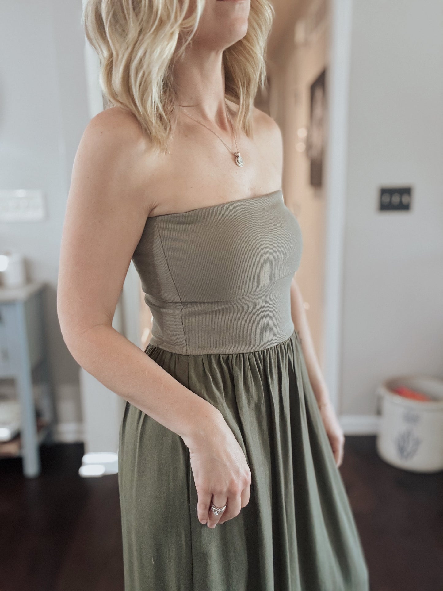 Simply Olive Maxi Dress