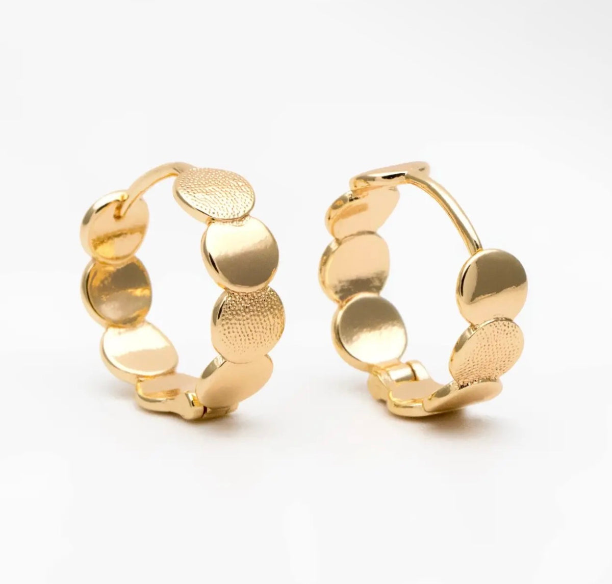 Grace Hoops - 18k gold plated