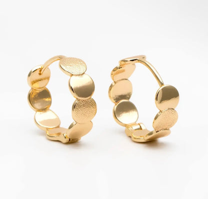 Grace Hoops - 18k gold plated