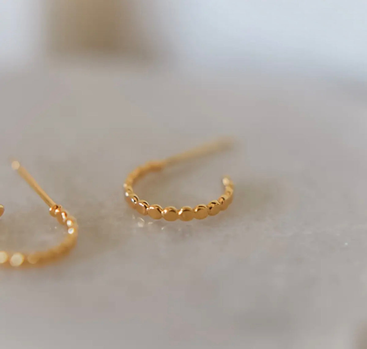 The Ali gold plated hoop