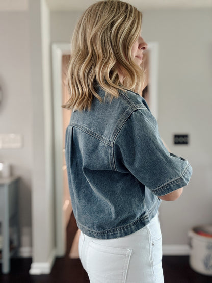 Denim Crop Top