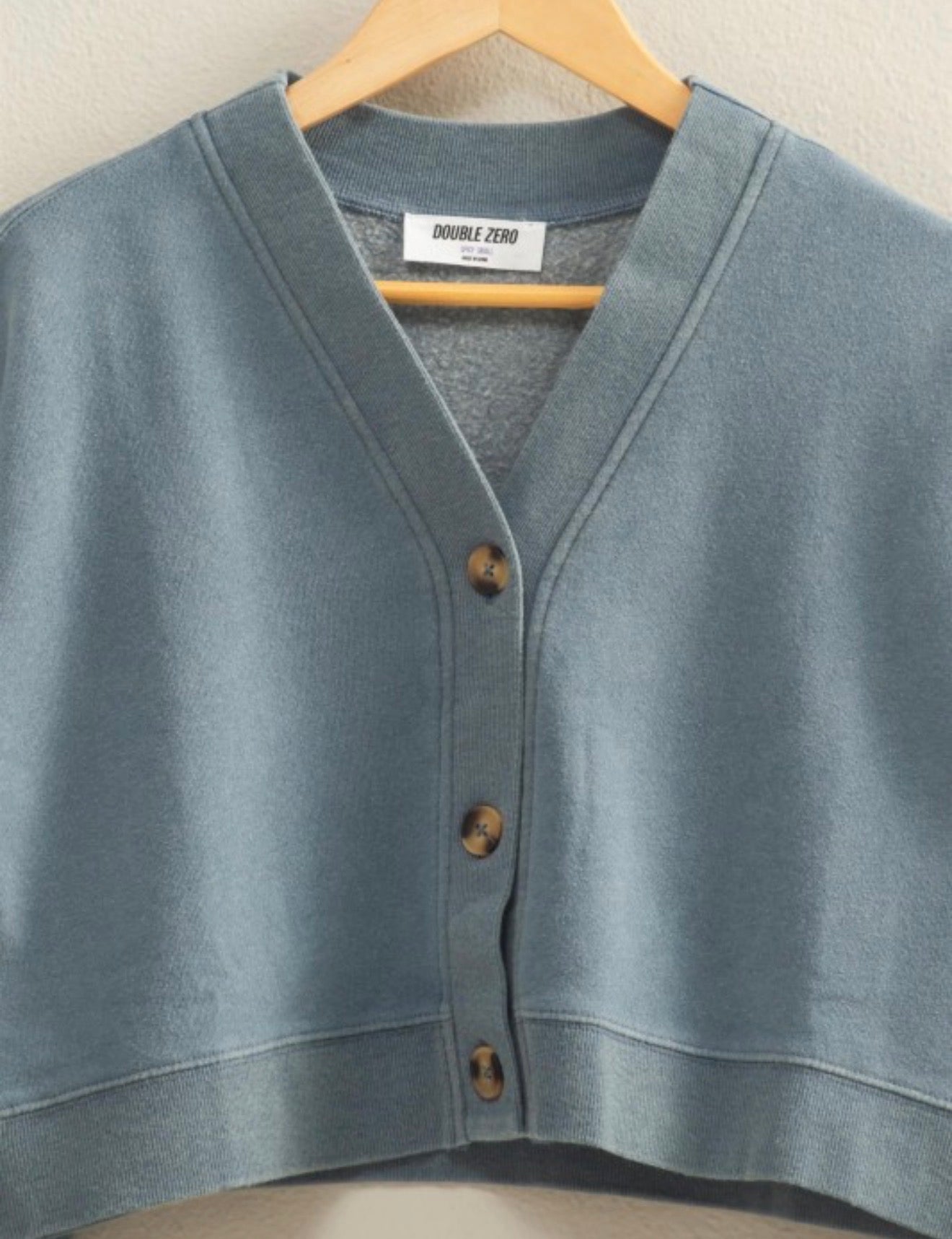 Darcy Cropped Cardigan-Navy
