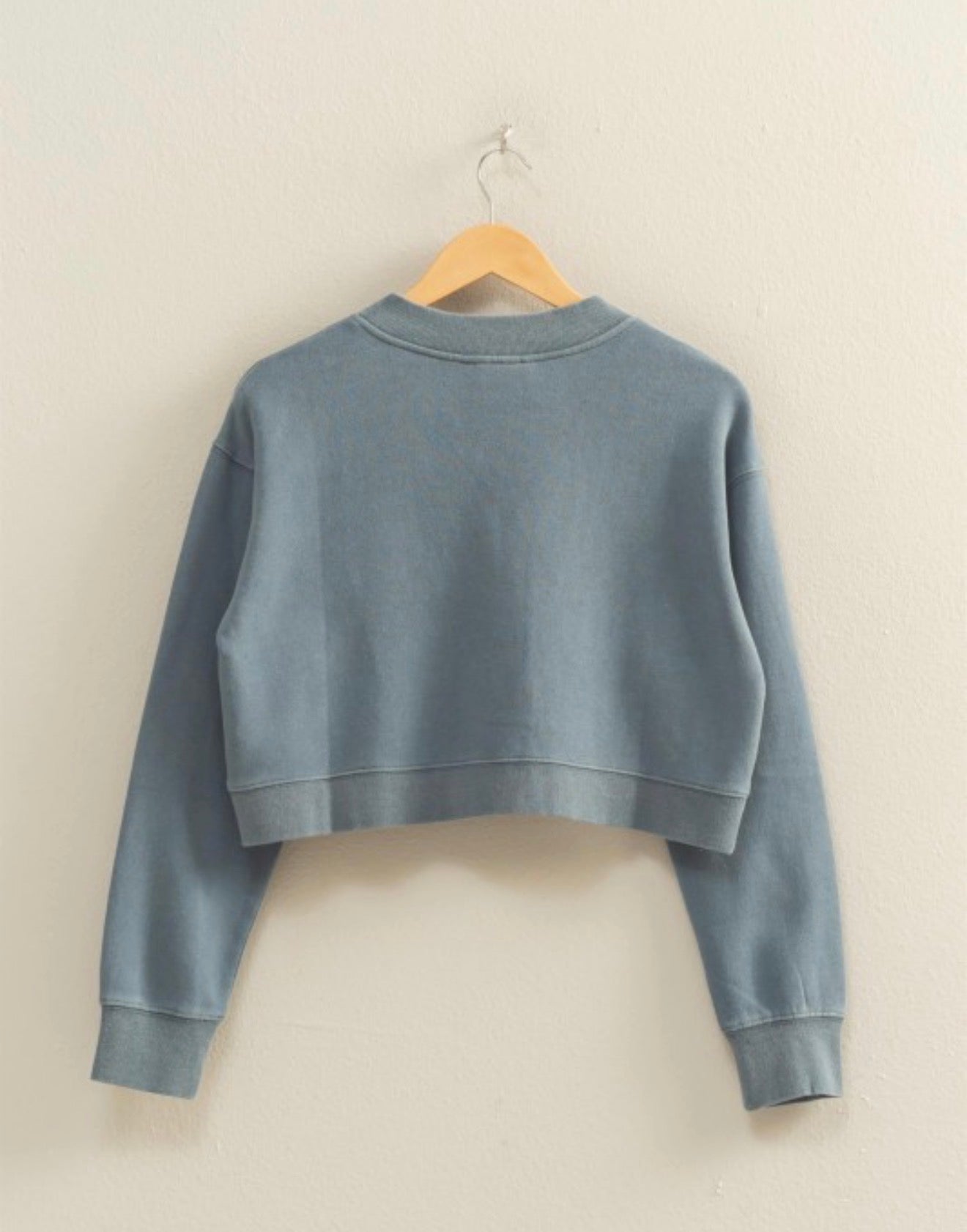 Darcy Cropped Cardigan-Navy