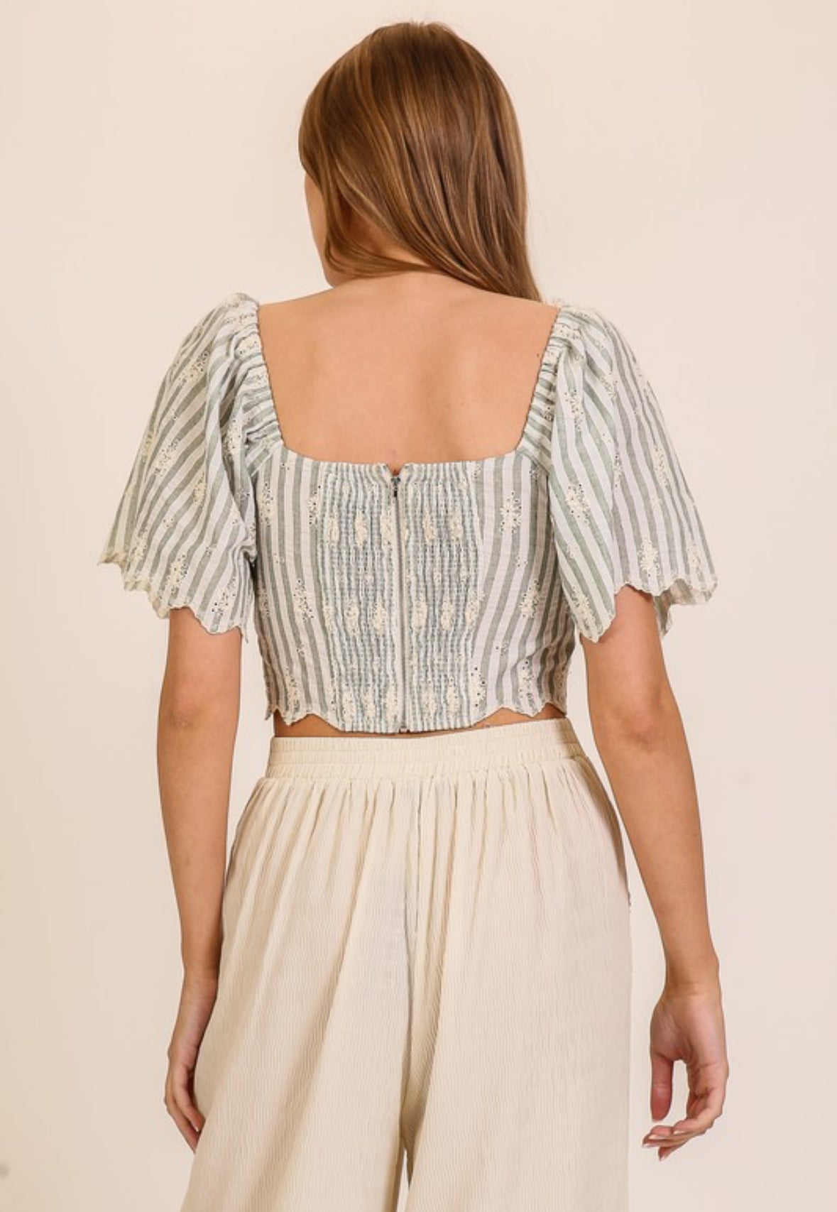 Izzy Eyelet Top